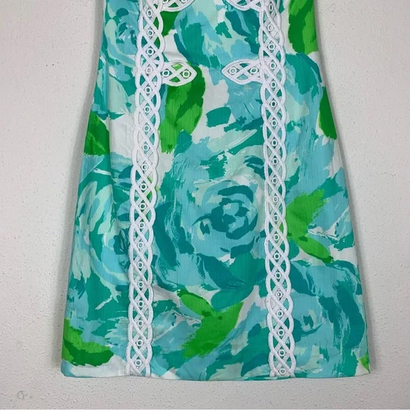 Lilly Pulitzer Tansy Mini Summer Dress Strapless Blue Green NWT Sz 00 - Picture 5 of 12